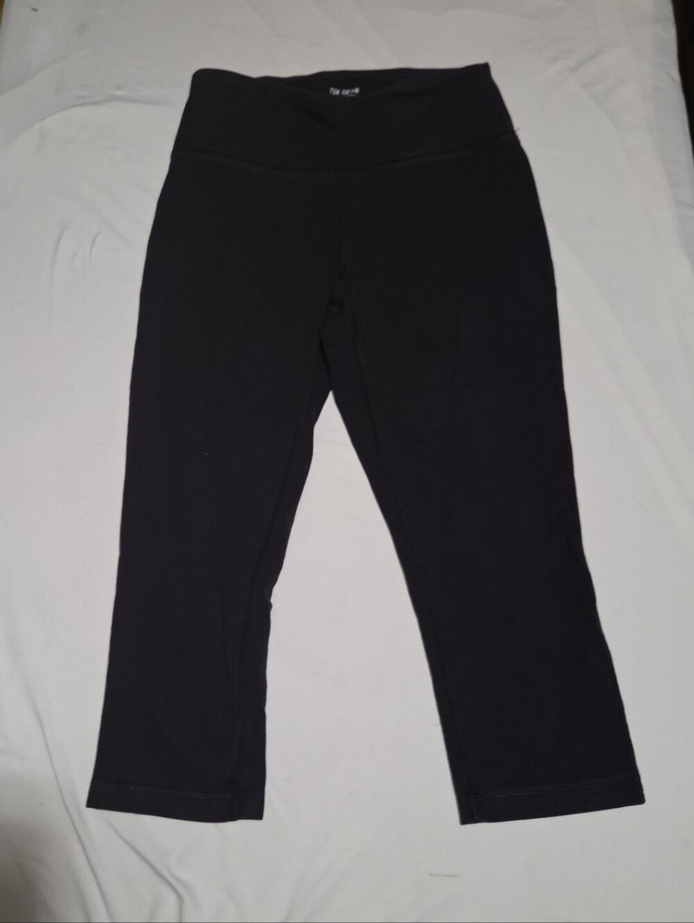 Tek gear Women's large black athletic crop leggings #29